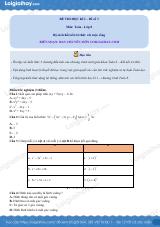 Đề thi học kì 1 Toán 8 - Đề số 3 - Kết nối tri thức